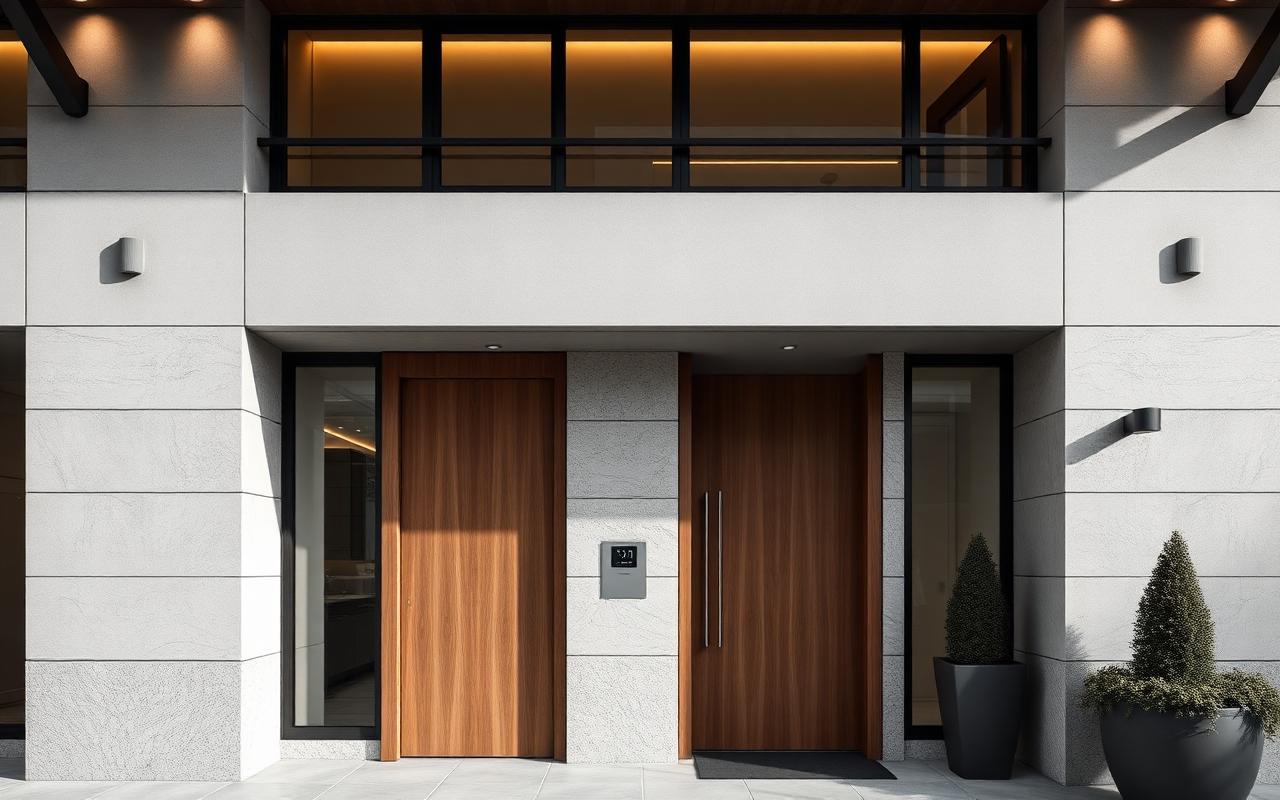 Moon Residence — entrance detail